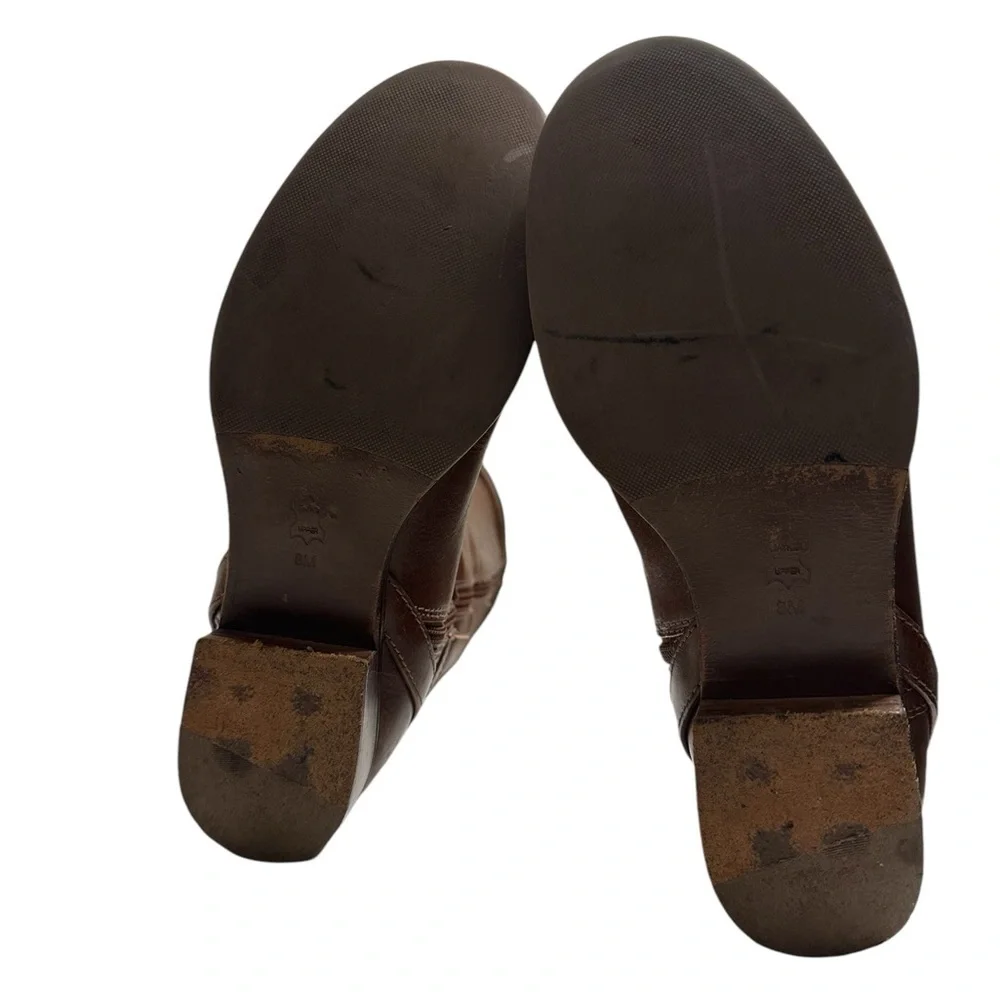 Tory burch riding boots 8 Brown